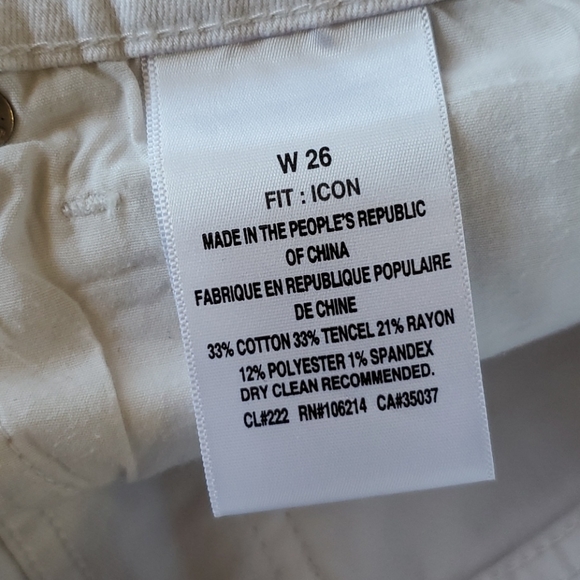 JOE'S JEANS THE ICON fit white jeans W26 see panels for info - Picture 4 of 7